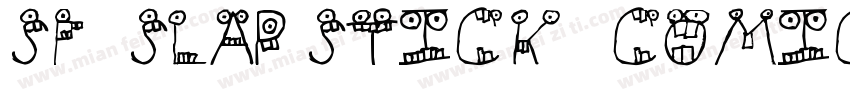 SF Slapstick Comic Shaded Oblique字体转换